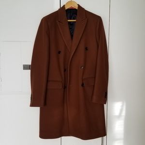 Scotch & Soda Overcoat Wool Coat Peacoat